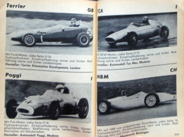 "Motorkatalog - Rennwagen und Rennstrecken" Automobile-Yearbook 1961 (2894)